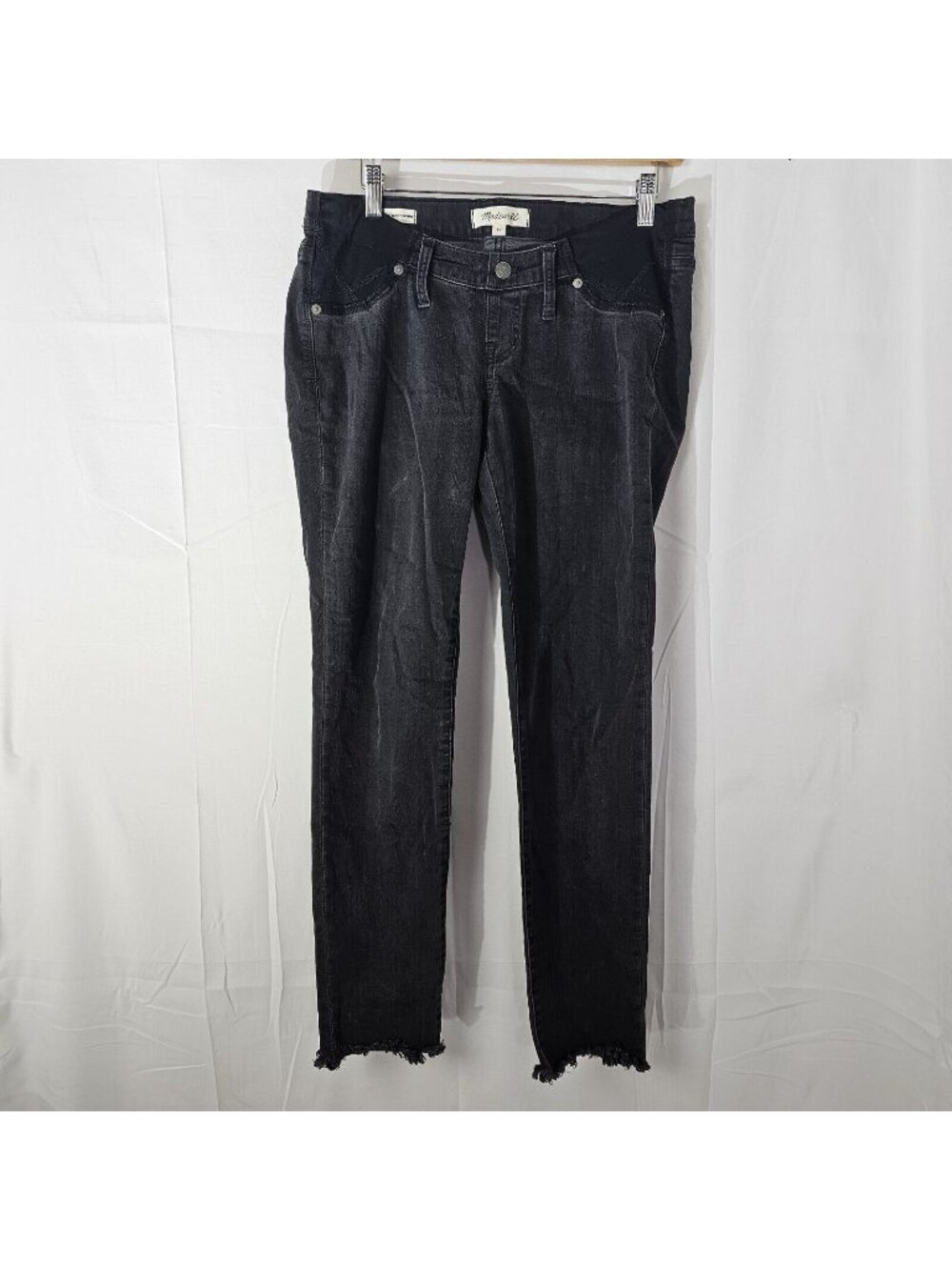 Madewell Pants Womens 29 Maternity Skinny Pants 32x28 Stretch Waist Pregnancy